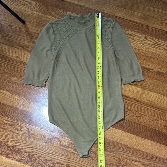 Intimately Free People Winter Warmer Solid Bodysuit in Tropical Nut Size Medium - Picture 8 of 12